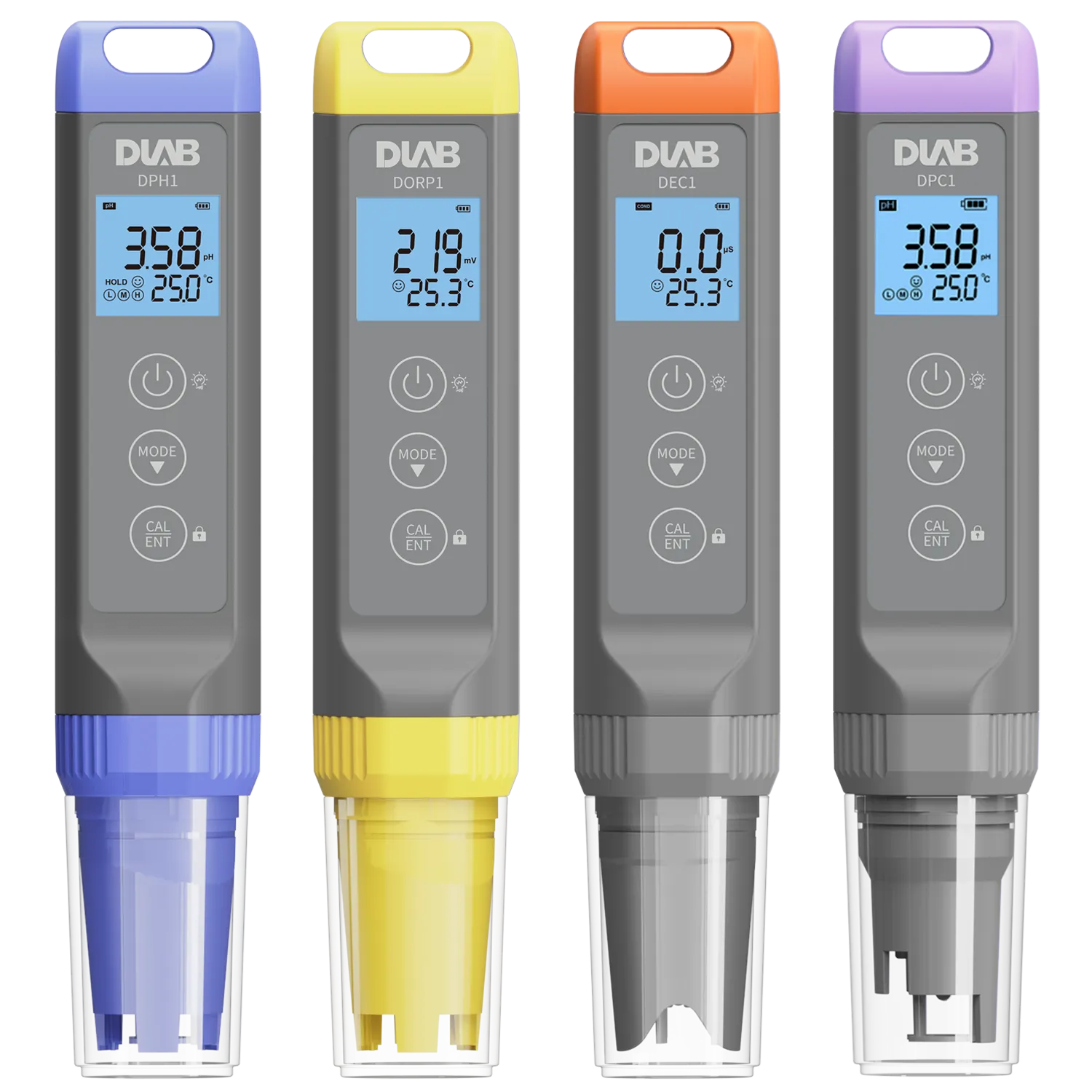 دستگاه مولتی پارامتر ( شامل PH و هدایت سنج و TDS و دما و نمک و DO Meter و ..... ) قلمی  - Multi Parameter - ElectroChemistry Meter - Pocket - DLAB Scientific - دستگاه - دستگاه ها و ملزومات آزمایشگاهی - راهیان نلم آزما
