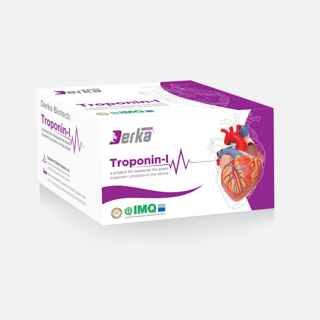 کیت تشخیص سریع تروپونین I - Troponin I RT - derka - کیت - ایمونولوژی - نوژان شیمی آزما